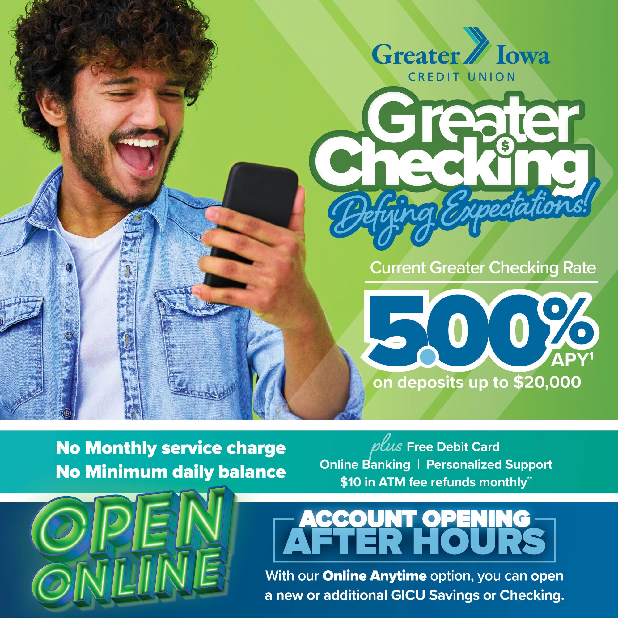 Checking Accounts - Greater Iowa Credit Union